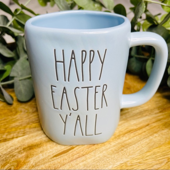 NEW Rae Dunn - HAPPY EASTER Y'ALL Blue Mug - Picture 4 of 8
